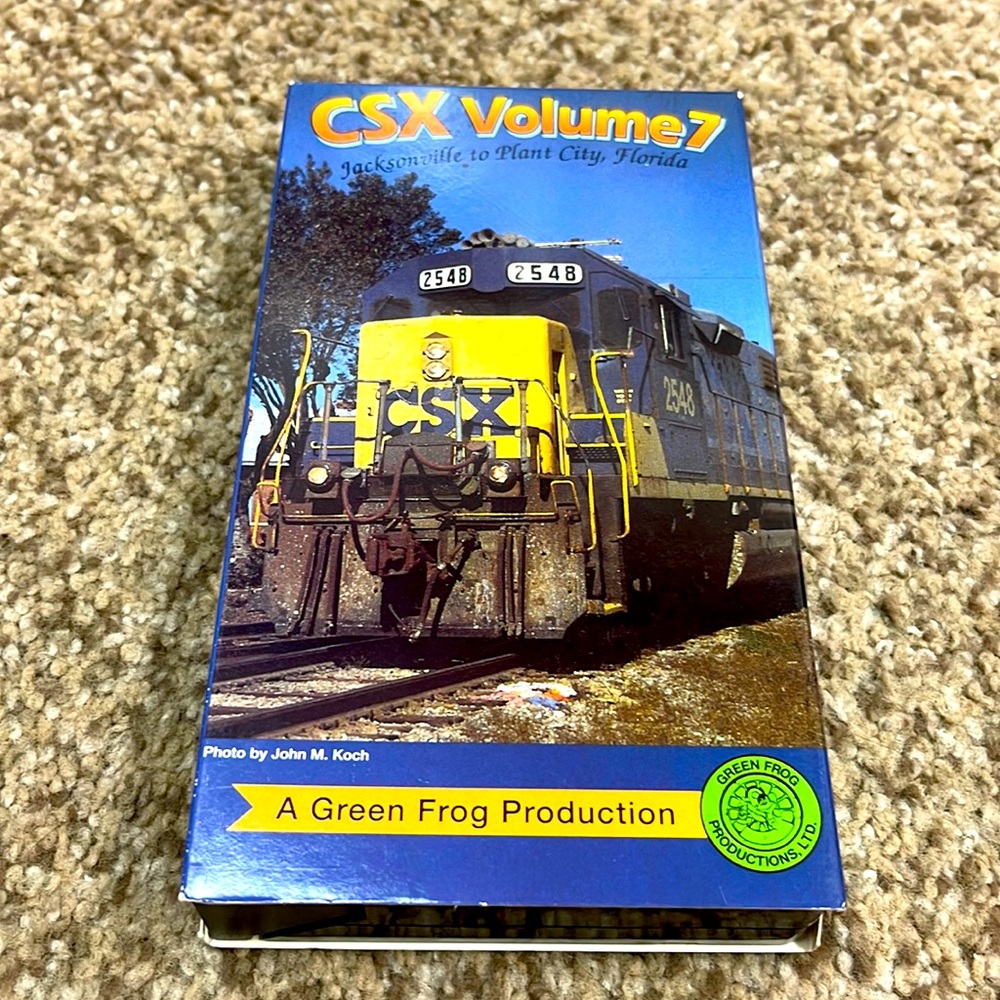 CSX volume 7 railways vhs tape